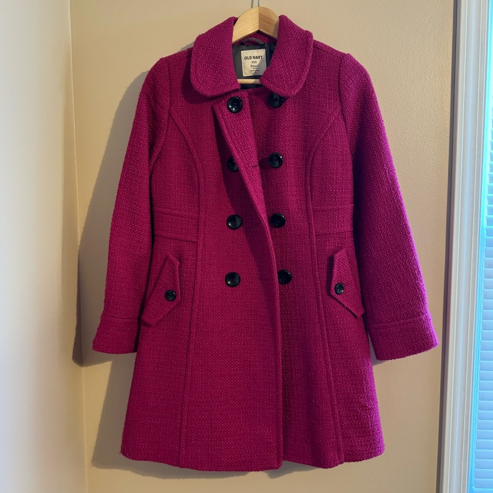 Old Navy Women’s Hot Pink Petite Coat